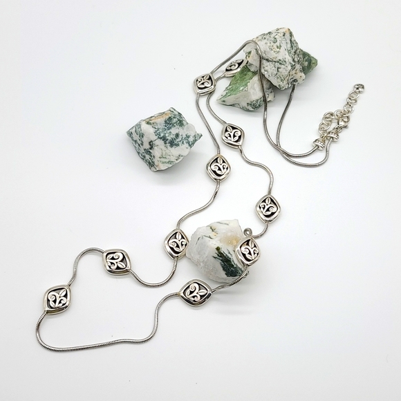 Brighton "EVE'S MAGIC" XL Layering Necklace w/ Abstract Diamond Stations - Picture 4 of 15